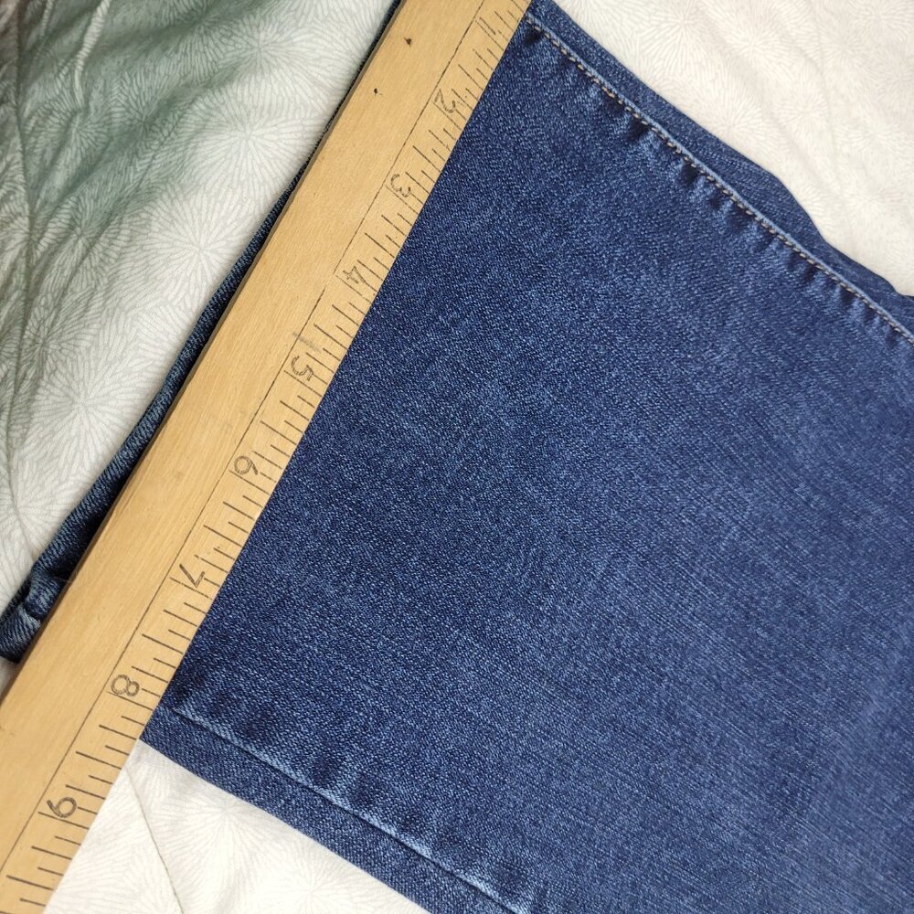 d. jeans medium denim bermuda shorts mid rise classic sporty normcore grandma 8 - Picture 6 of 10
